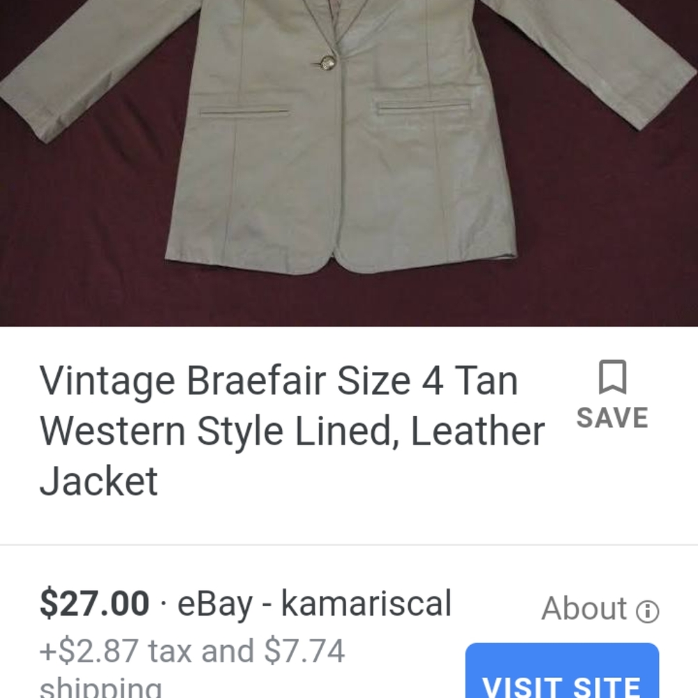 Breafair leather jacket